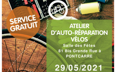 Auto-réparation de vélos : RDV le 29 Mai (changement d’horaire)