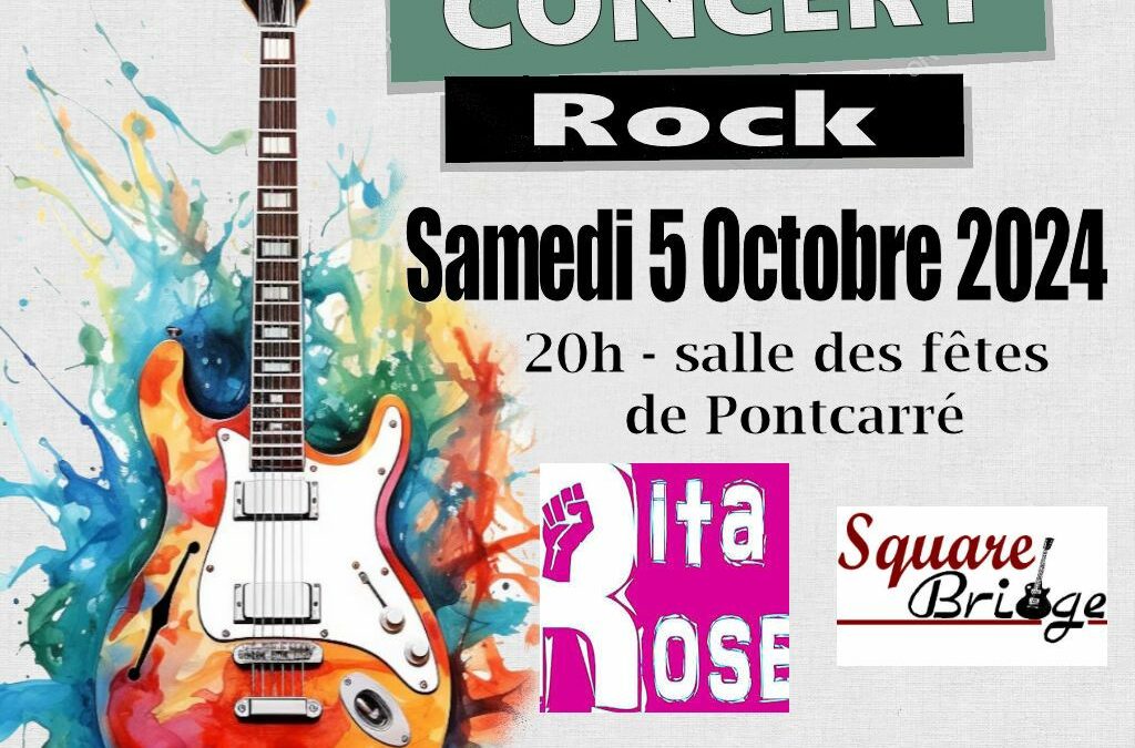 Concert Rock 2024 au profit des Restos du Coeur