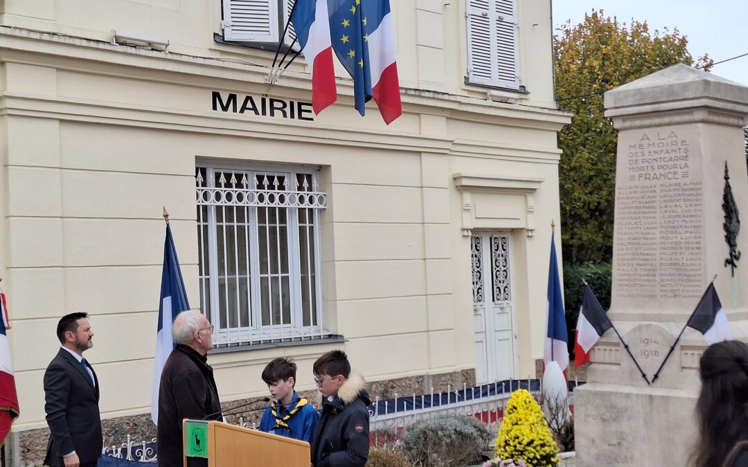 106e Commémoration de la Victoire et de la Paix, jour de l’anniversaire de l’Armistice et hommage à tous les morts pour la France