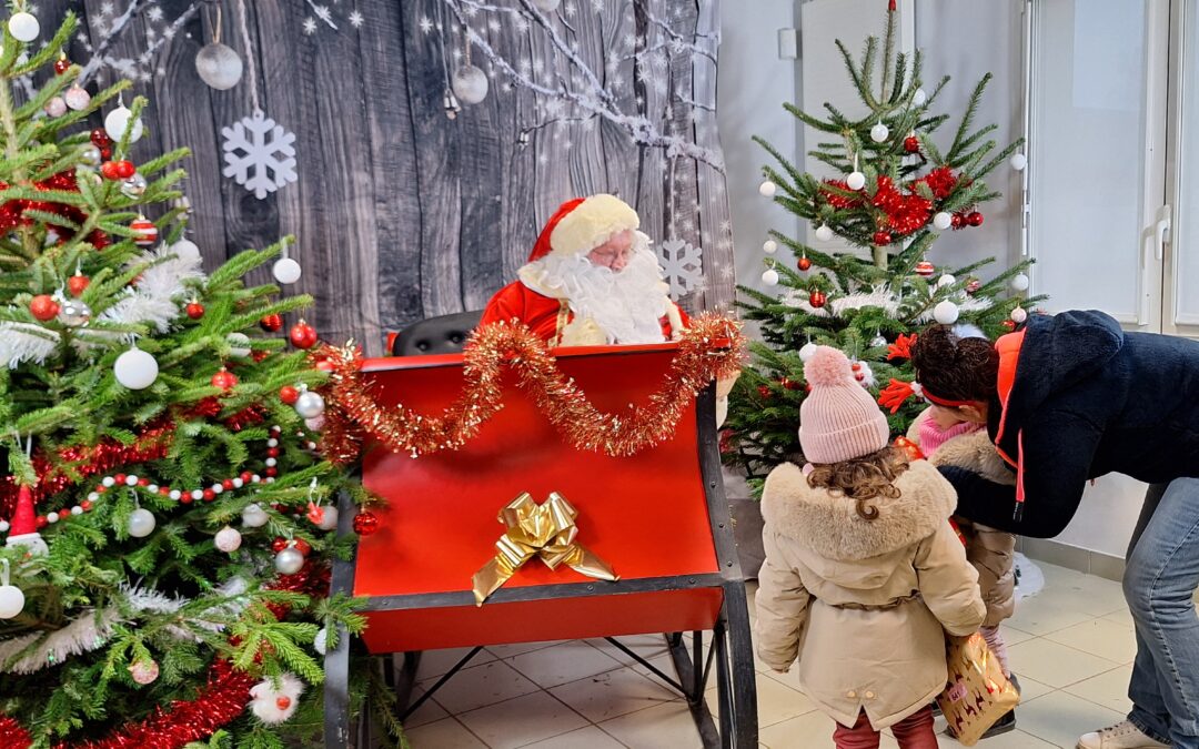 Quand le feu d’artifice se mêle à notre marché de noël