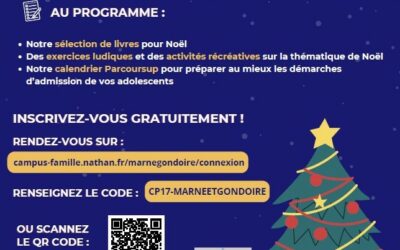 Le Campus Famille vous accompagne pendant les vacances de Noël